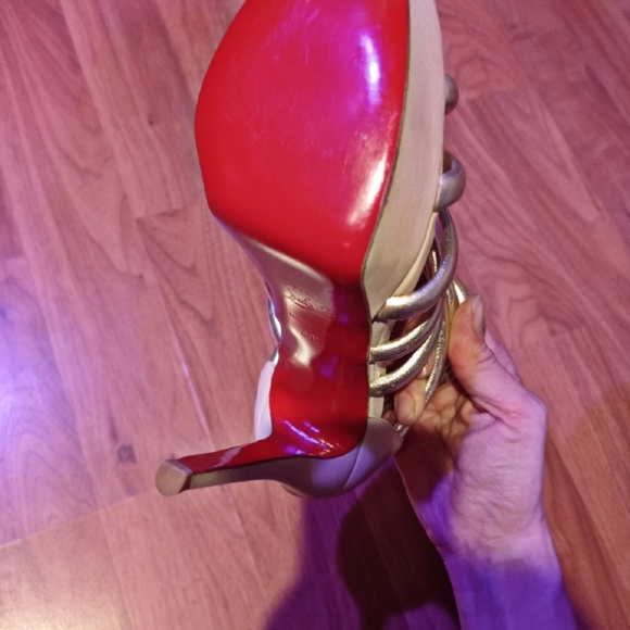 Christian Louboutin platform strappy heels 40.5 - Picture 4 of 7